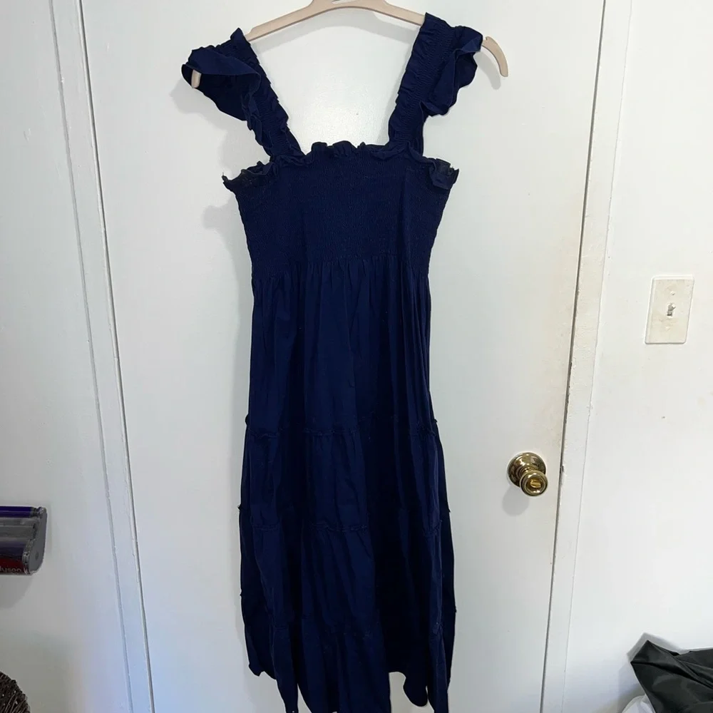 Hill House Ellie Nap Dress in Navy - Picture 6 of 10